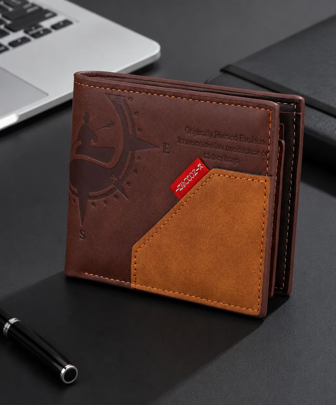 thewalletstore Men Casual Brown Artificial Leather Wallet-picture-30
