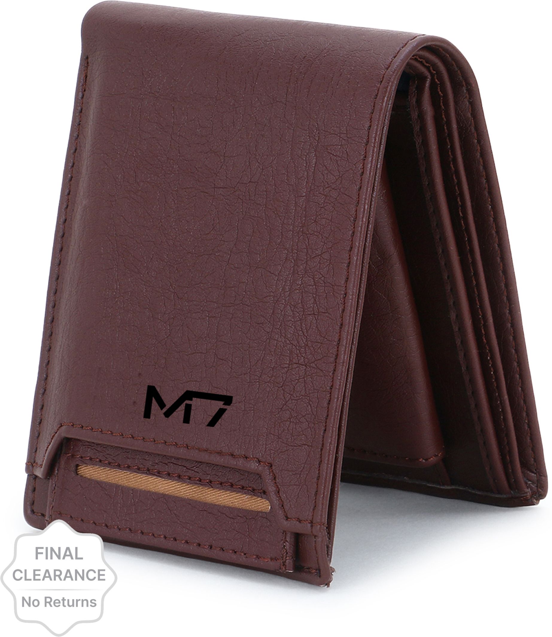 Men Trendy, Travel, Evening/Party, Formal, Ethnic, Casual Brown Artificial Leather Wallet-image-9