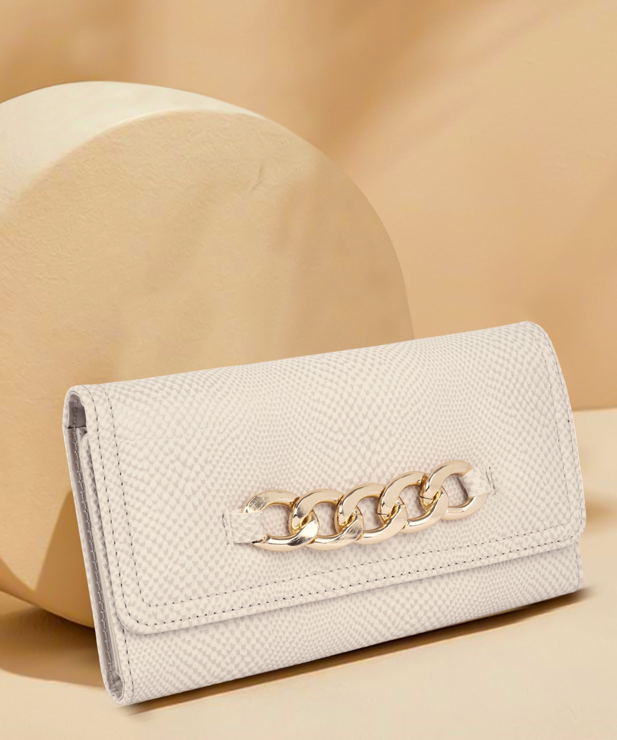 lino perros Women Casual Beige Artificial Leather Wallet-picture-33