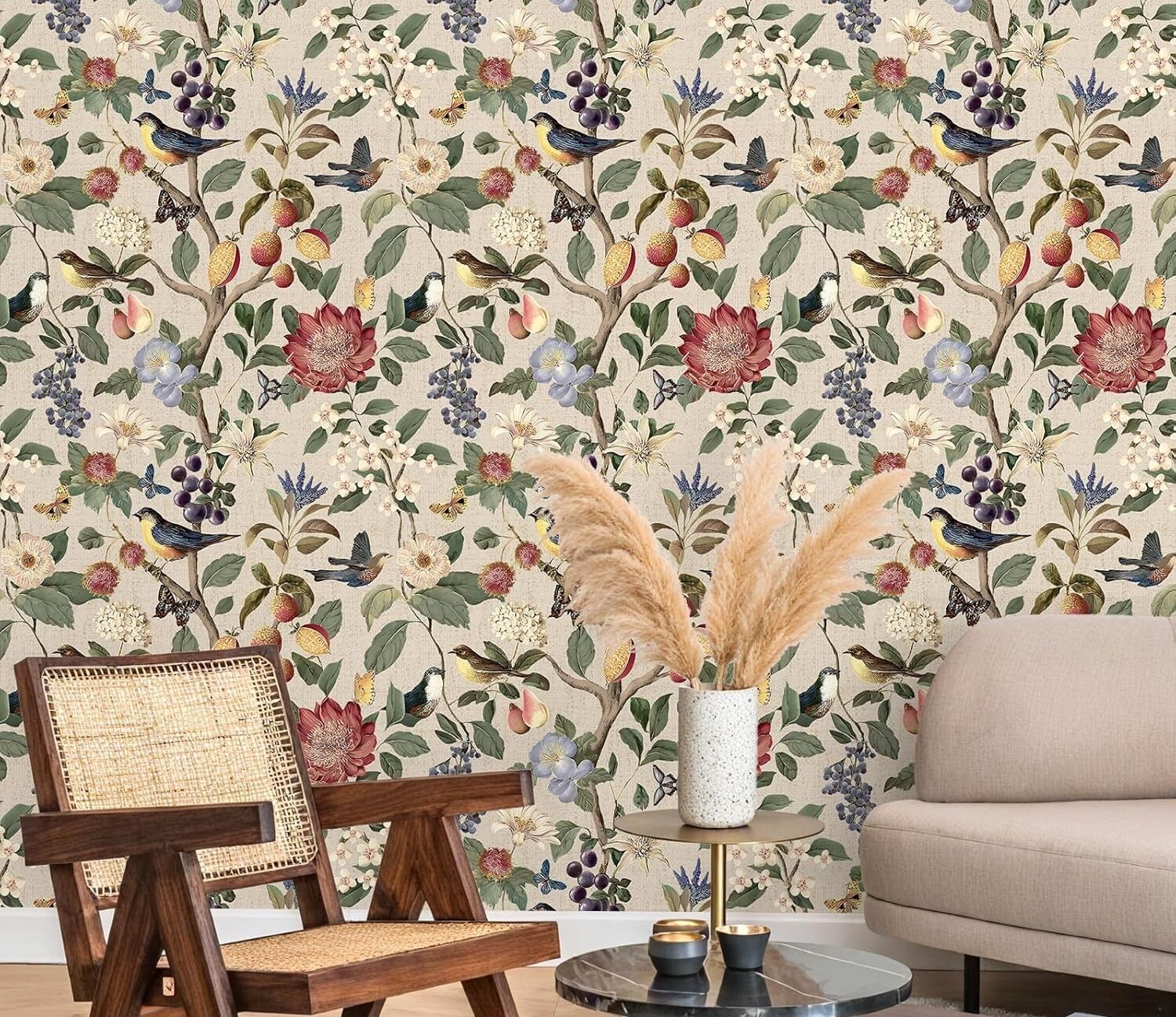 221 cm x 41.91 cm Floral & Botanical Vinyl Wallpaper-image-14