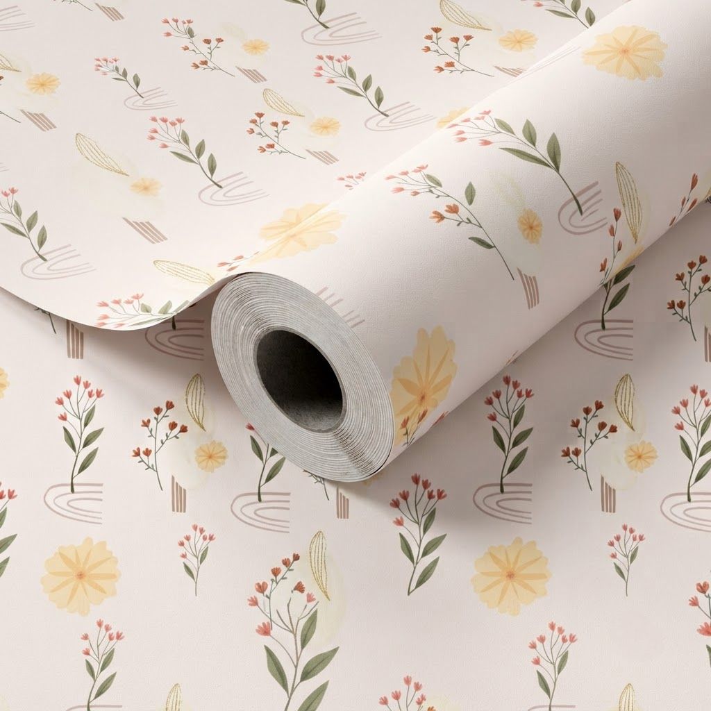30 cm x 30 cm Waterproof Floral & Botanical Vinyl Wallpaper-image-31