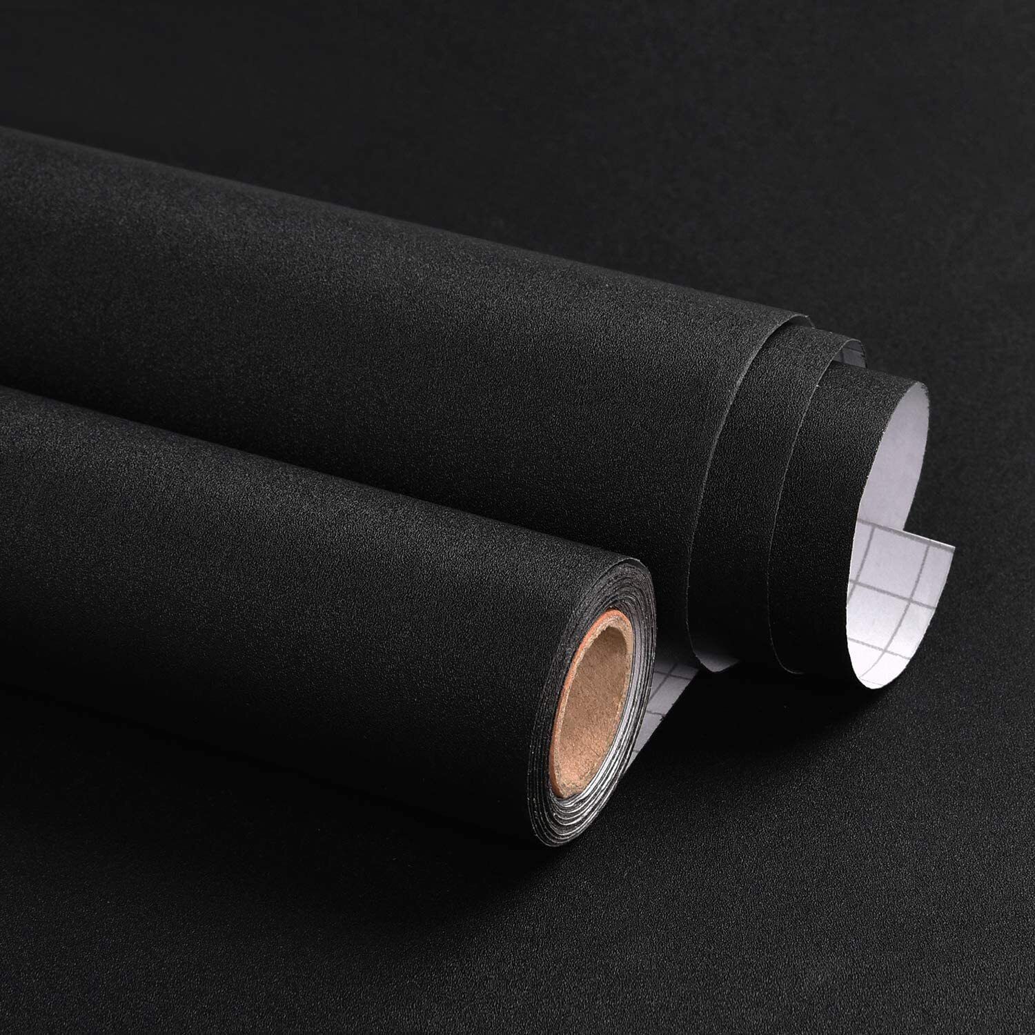 500 cm Black Self Peel and Stick Sticker Waterproof PVC Wall Covering Roll Self Adhesive Sticker-image-12