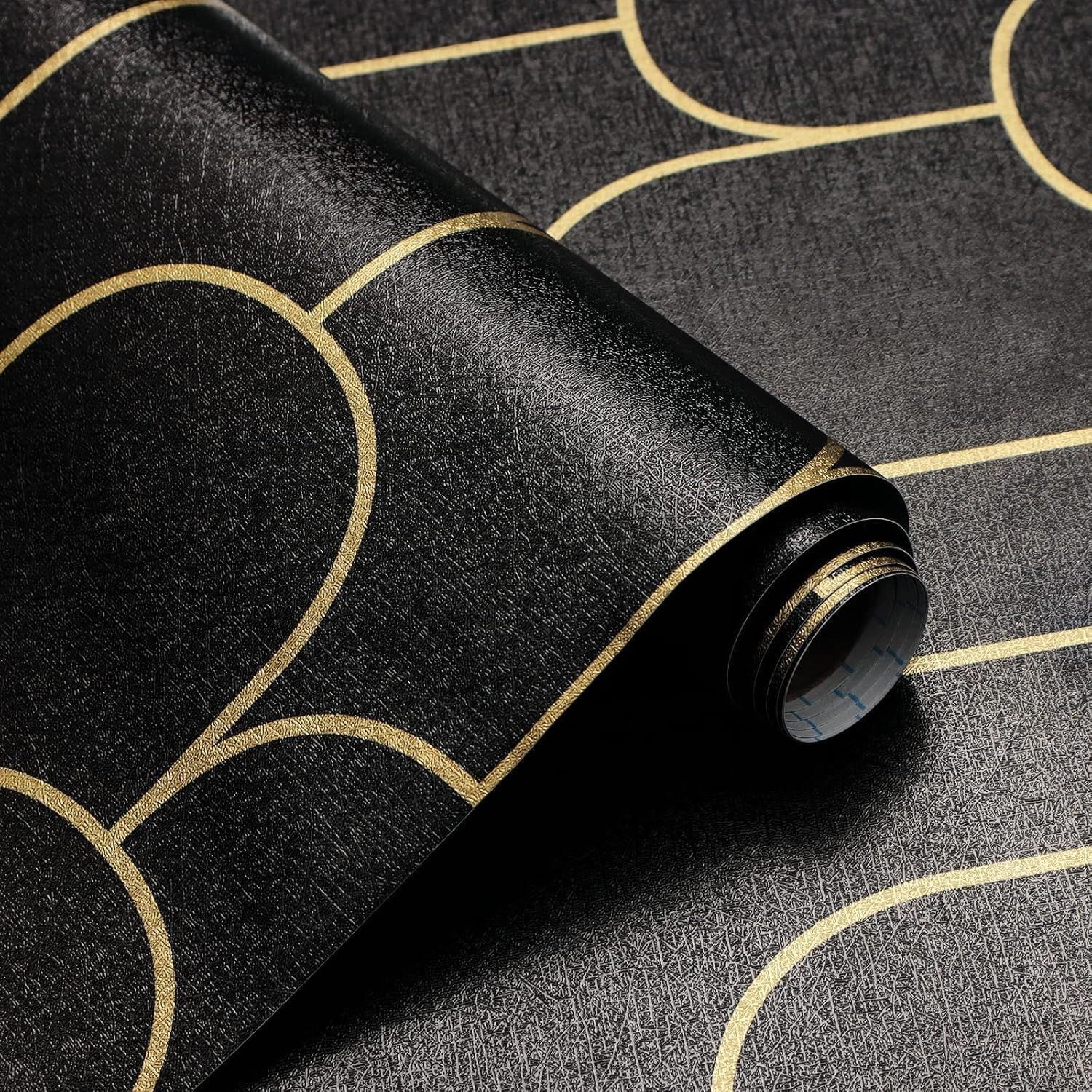 laayo Vinyl Abstract Black Wallpaper-picture-27