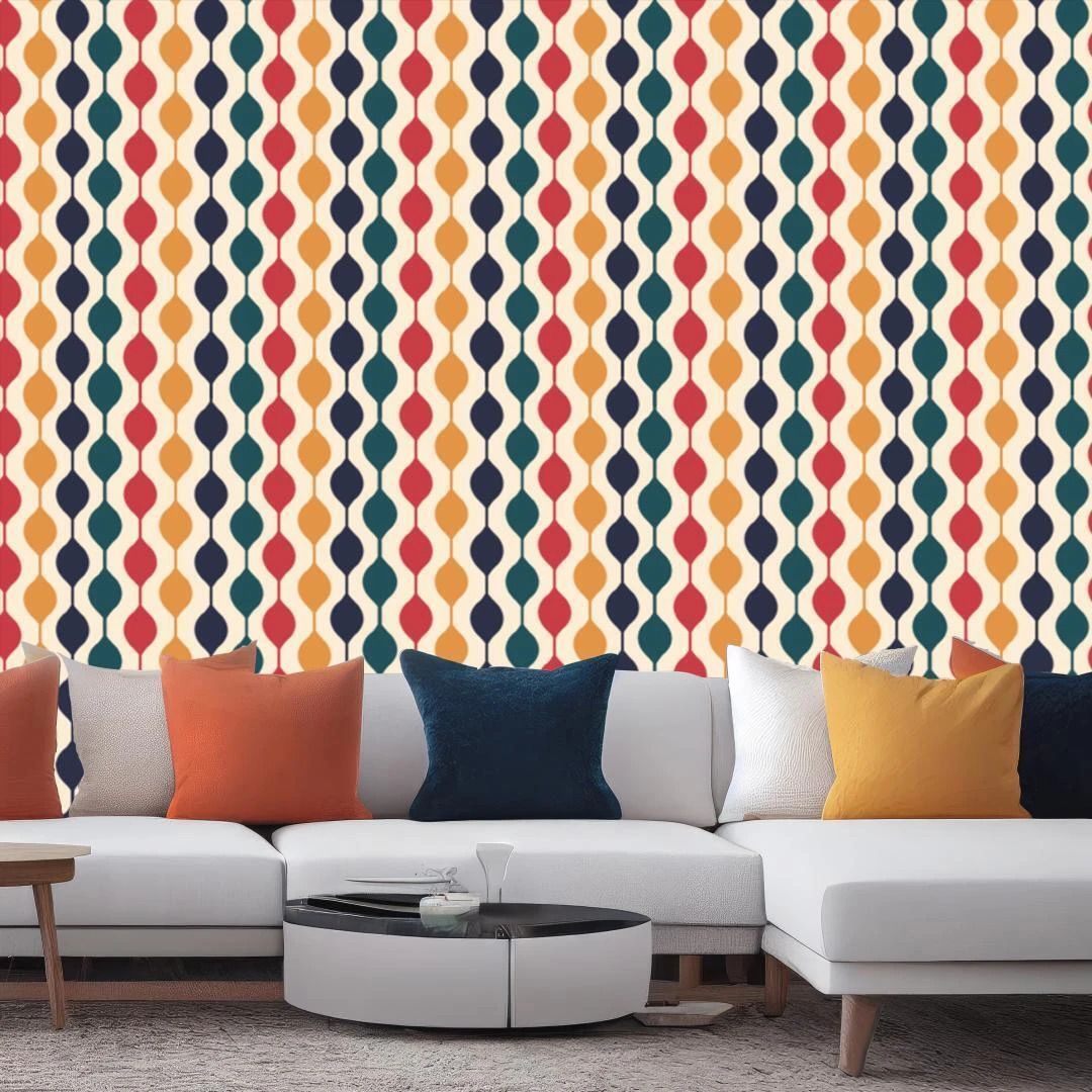 500 cm x 40 cm Waterproof Abstract Vinyl Wallpaper-image-16