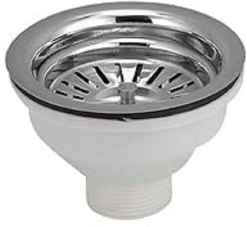 implemental Coupling for Sink Drain Outlet Stainless Steel Heavy 4" inch Sink Corner Basin-picture-1