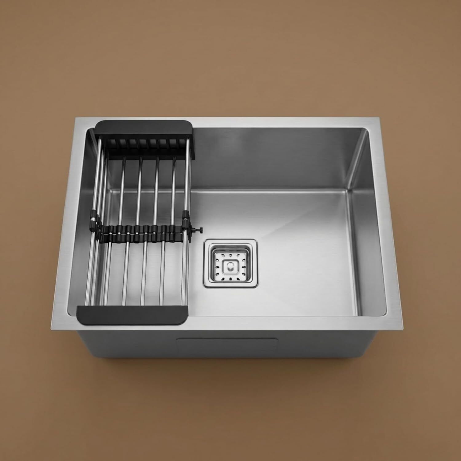 Lite 22x18x10 Handmade Stainless Steel Kitchen Sink Handmade Sink 22*18 With Baket Vessel Sink-image-44