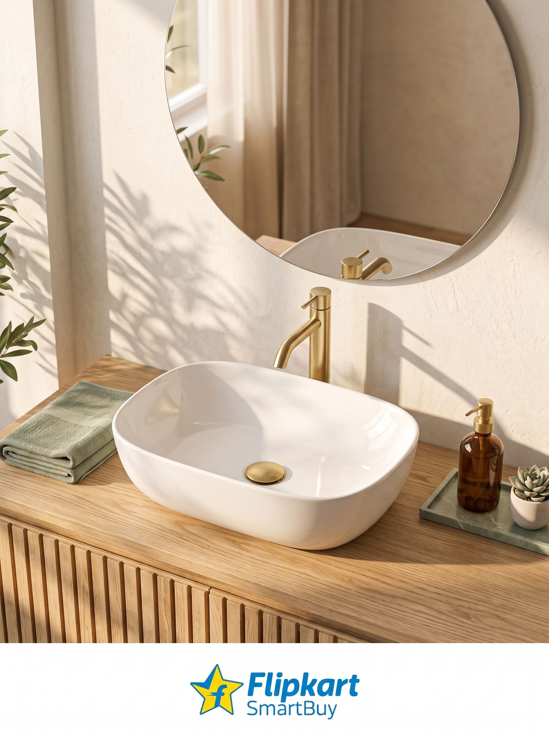 Ceramic Counter Top Wash Basin,Luxury Table Top Vessel Sink,Bathroom Basin Designer Ceramic Wash Basin (Size18*13*5inch) Table Top Basin Table Top Basin-image-21