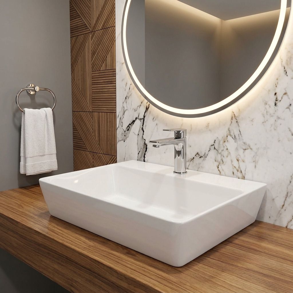 Premium Quality 2 Way Installation Ceramic Wash Basin Bathroom Wash Basin Table Top Basin-image-21
