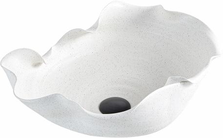 uniwell Handcrafted Ceramic Wash Basin Artistic Irregular Design Glossy Vanity Table Top US-4012 Vessel Sink-picture-27