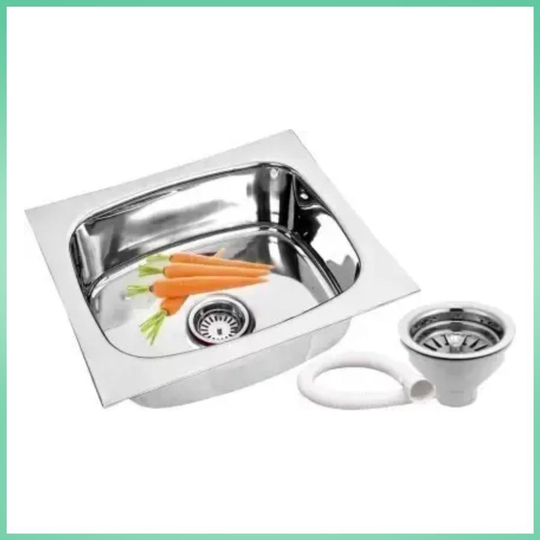 Small Kitchen Sink – Glossy Stainless Steel 18"x16"x8" Small Kitchen Sink – Glossy Stainless Steel 18"x16"x8" Vessel Sink