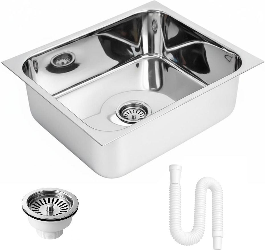 housex Premium Kitchen sink 16"x18" inch Stainless Steel Single bowl sink KS-765 Vessel Sink-picture-14