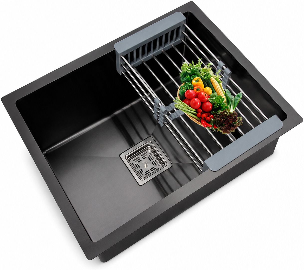 (Single Bowl) (Black) Vessel Sink-image-49
