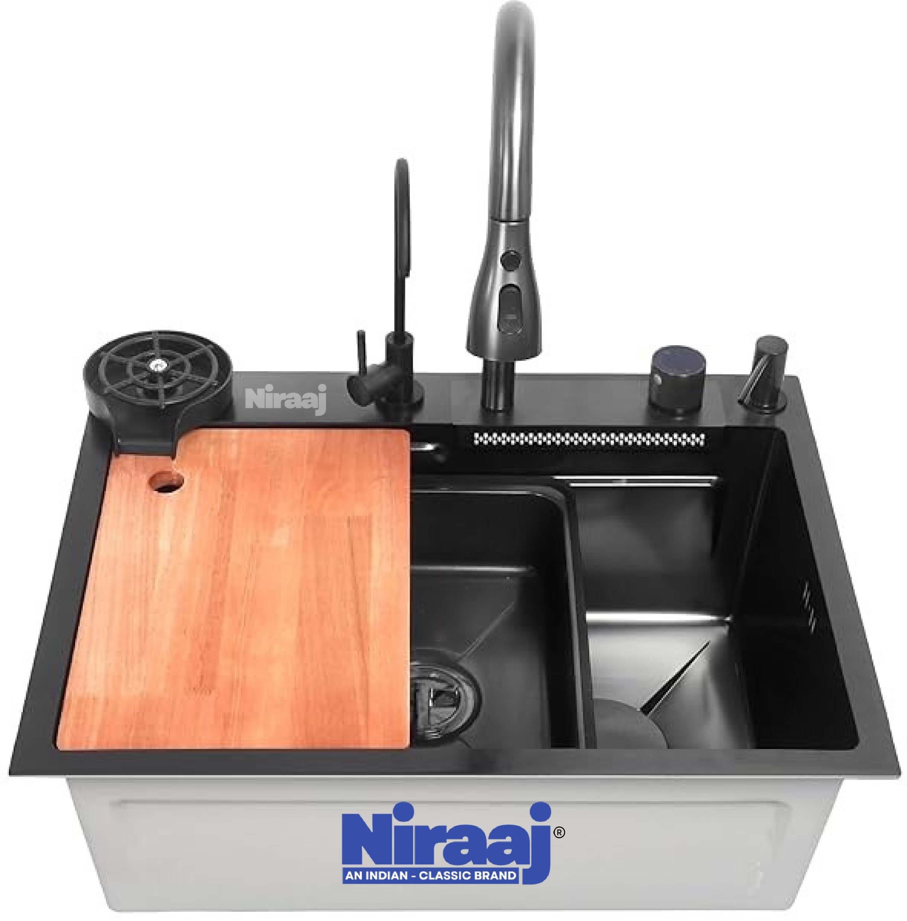 24x18 Waterfall Kitchen Sink N-WKS2418 Vessel Sink-image-39