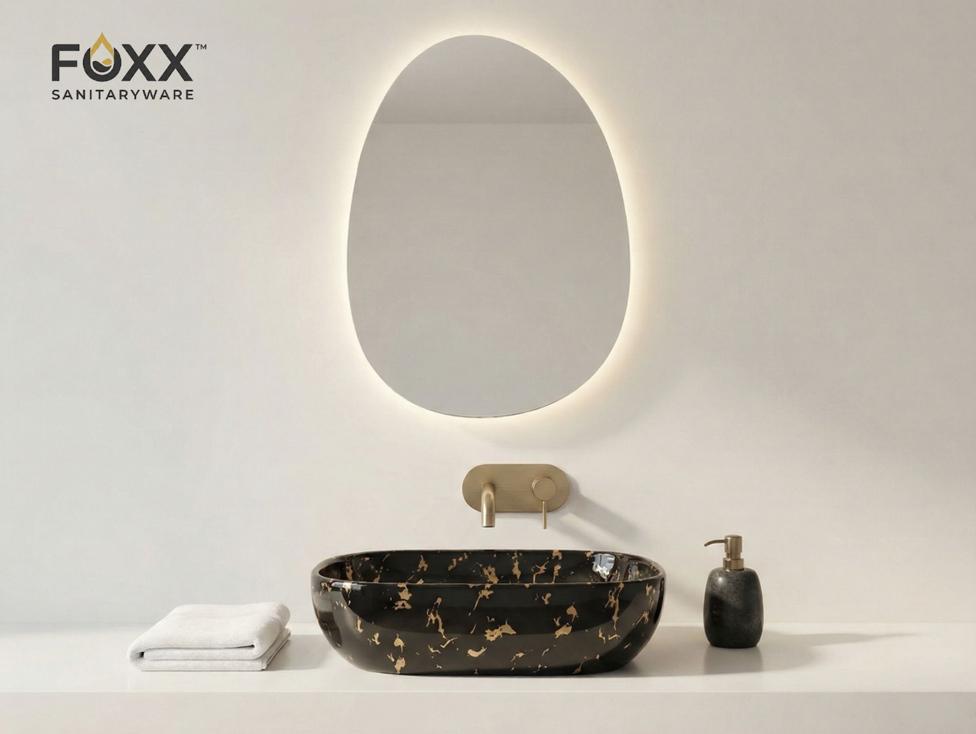 Modern Ceramic Wash Basin for Bathroom(18x13x5)(B-24) (18x13x5)(B-24) Table Top Basin-image-31