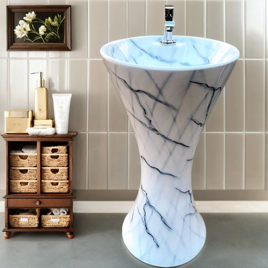 pedestal wash basin|ceramic wash basin with pedestal|damru washbasin|basin| pedestal basin/pedestal wash basin for bathroom/ pedestal wash basin/dd39/ Pedestal Basin-image-21