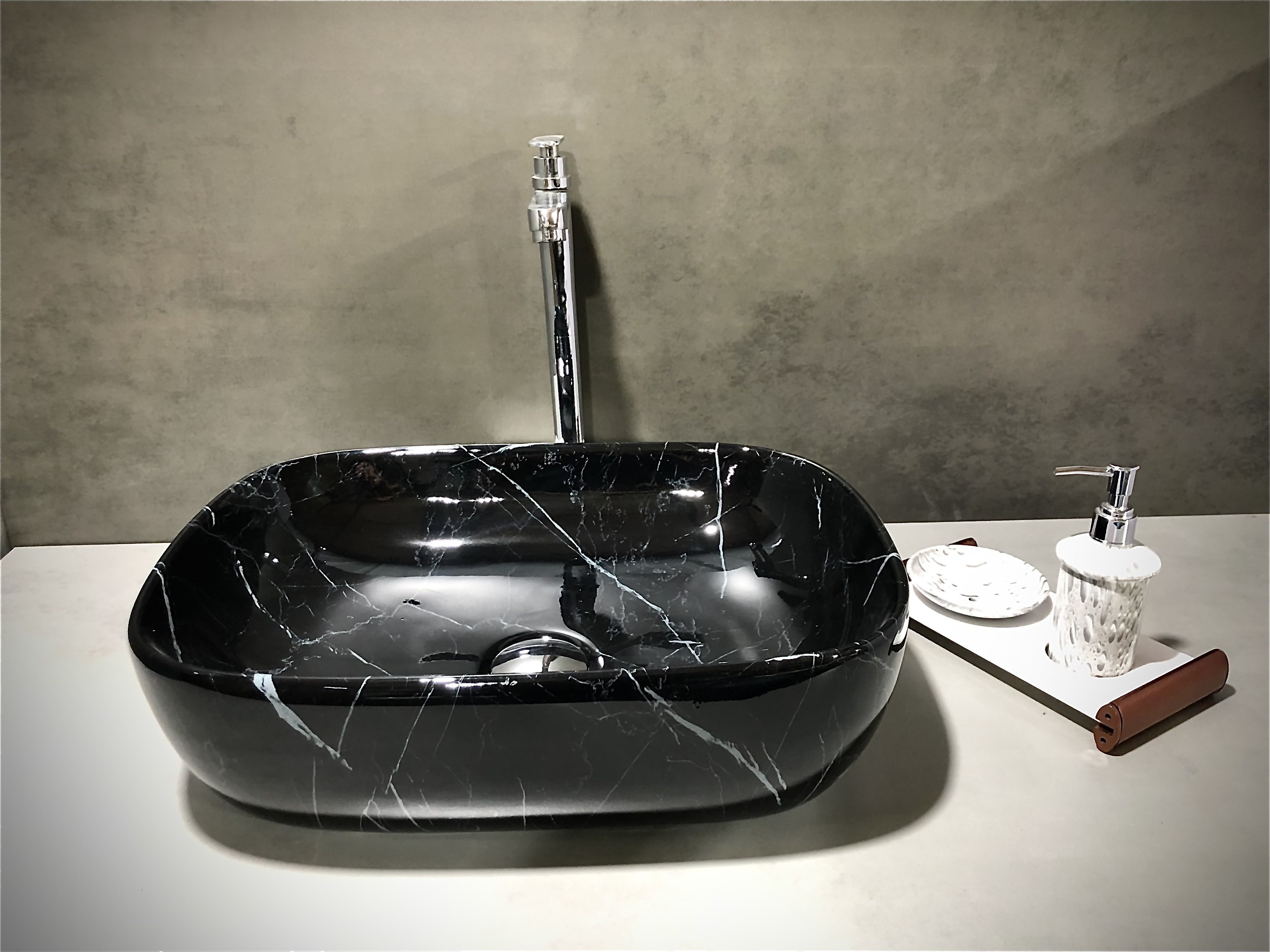 Ultra Premium Designer Ceramic Wash Basin(M25) (18*13*5.1)(M25) Table Top Basin-image-43