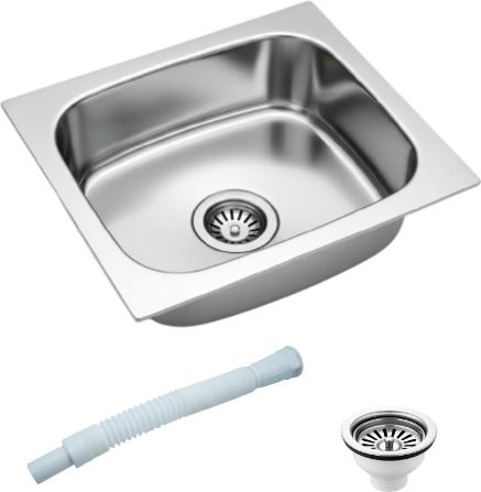 HouseX Premium sink for kitchen 16x18x7 single bowl sink Kitchen sink KS-830 Vessel Sink-image-17