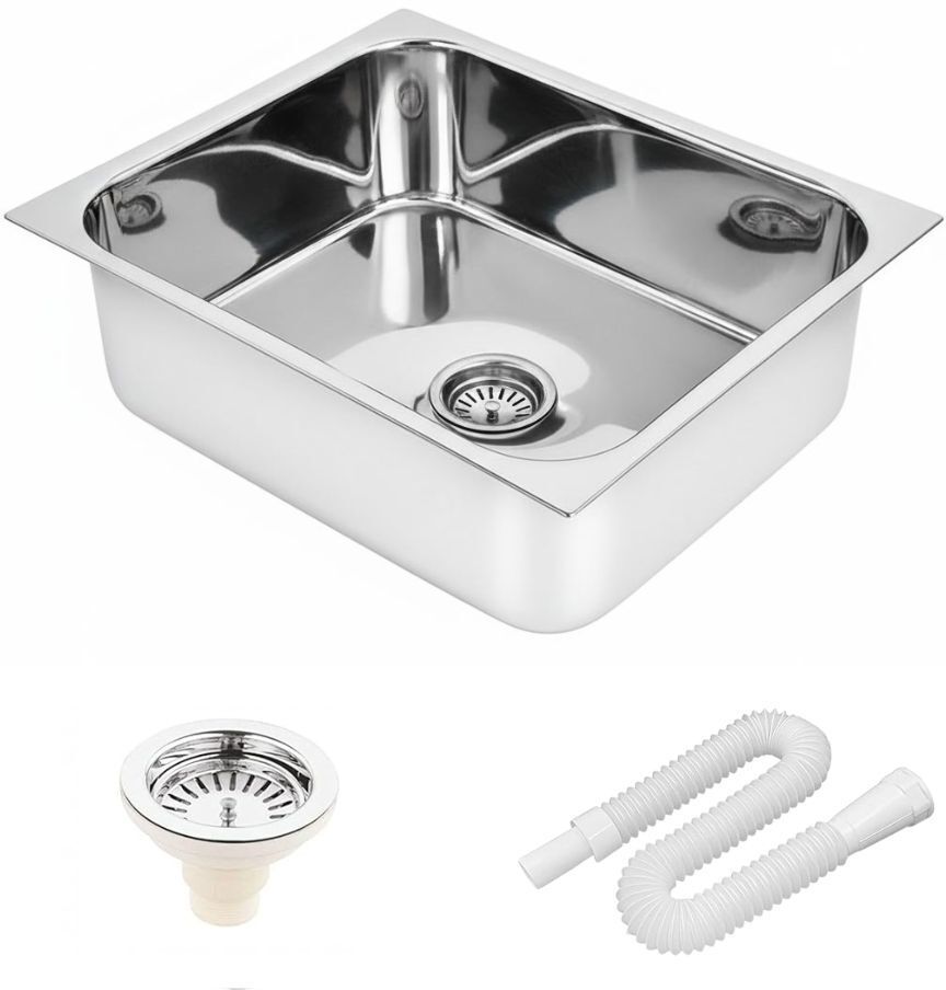 housex Ideal for Home Kitchen 16x18 Kitchen sink Single bowl sink KS-314 Vessel Sink-picture-16