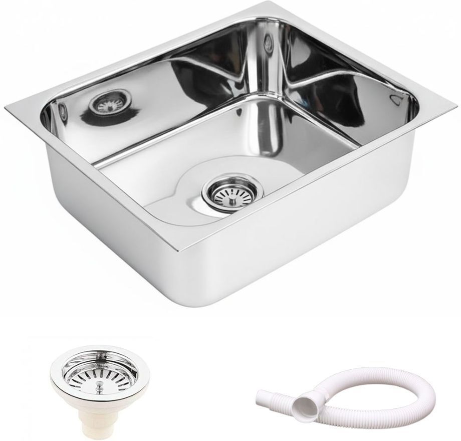 Compact Kitchen sink 16x18 Single bowl sink KS-330 Vessel Sink-image-14