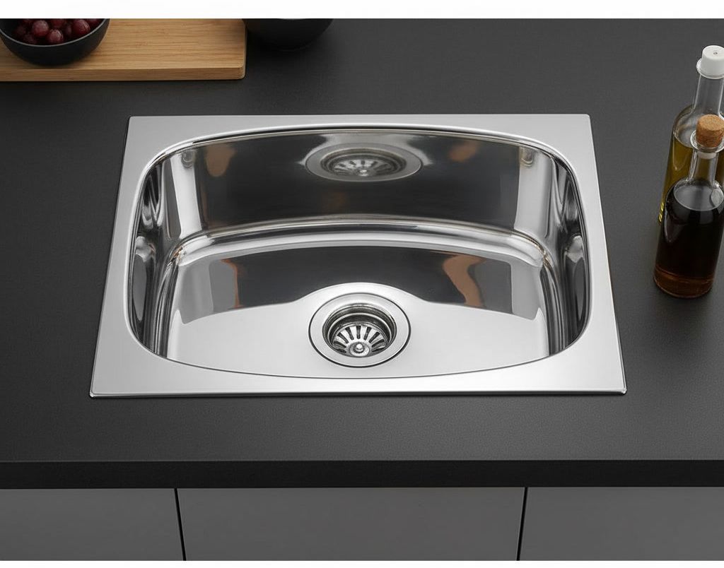 housex Premium Kitchen sink 16"x18"x7" inch Stainless Steel Single bowl sink KS-148 Vessel Sink-picture-18