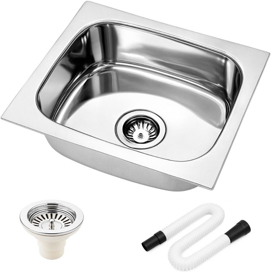 housex Premium Kitchen sink 16"x18" inch Stainless Steel Single bowl sink KS-727 Vessel Sink-picture-31