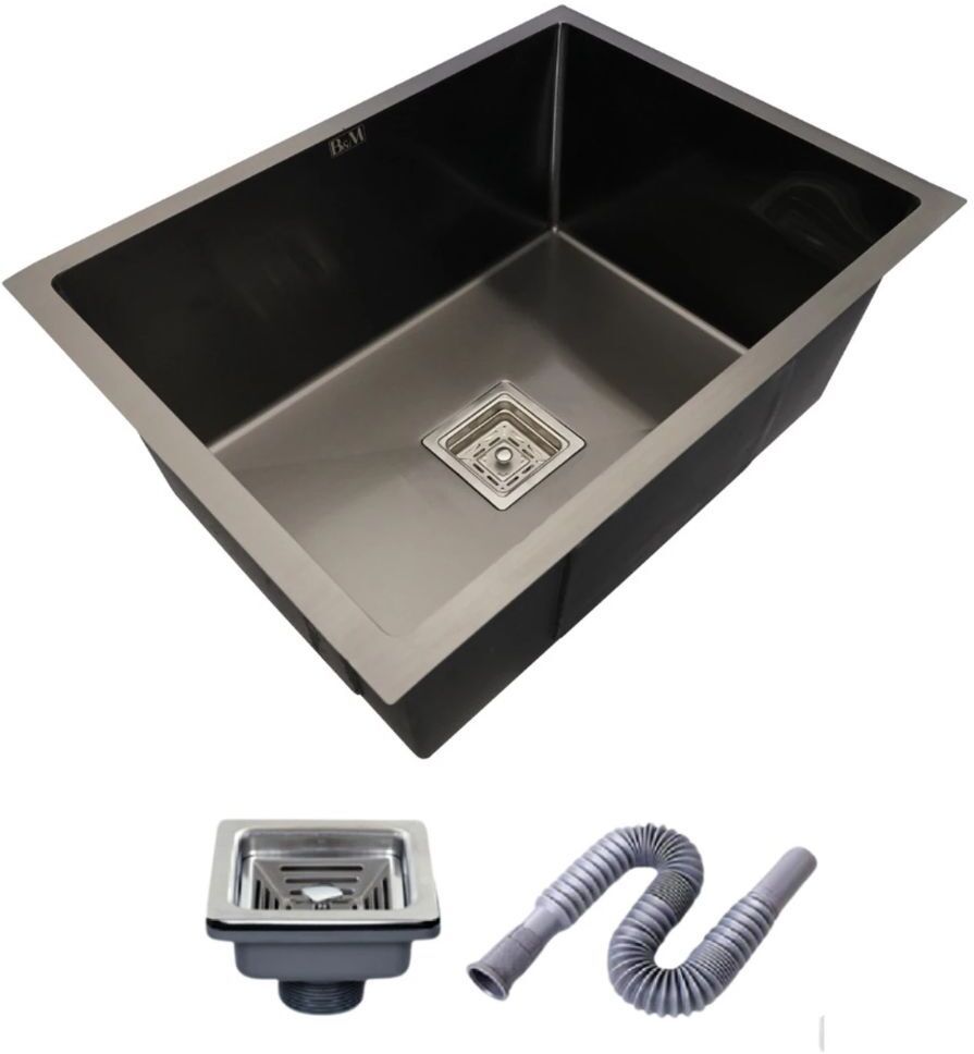 rakrish collection 24" x 18" x 10" Heavyduty Handmade Kitchen Sink | 304 Grade Stainless Steel HANDMADE KITCHEN SINK 24x18x10 INCH Vessel Sink-picture-24