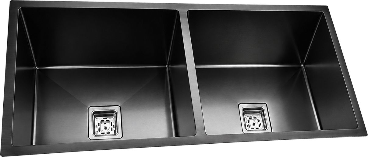 ajantasanitary AH 1837B Double Bowl Black Kitchen Sink SS Sink 37x18x10 Inch AH 1837B Double Bowl Black Kitchen Sink SS Sink 37x18x10 Inch Vessel Sink-picture-37