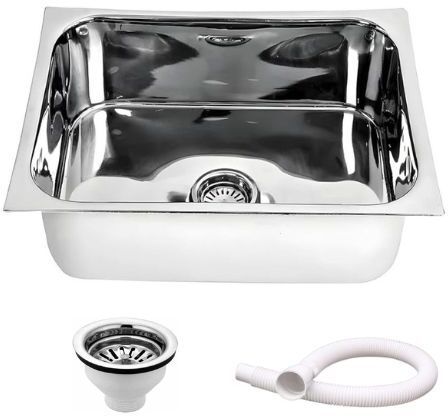 Premium Kitchen sink 16"x18"x7" inch Stainless Steel Single bowl sink KS-1580 Vessel Sink-image-38
