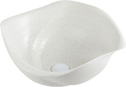 uniwell Handcrafted Ceramic Wash Basin Artistic Irregular Design Matte Vanity Table Top US-4005 Vessel Sink-picture-29
