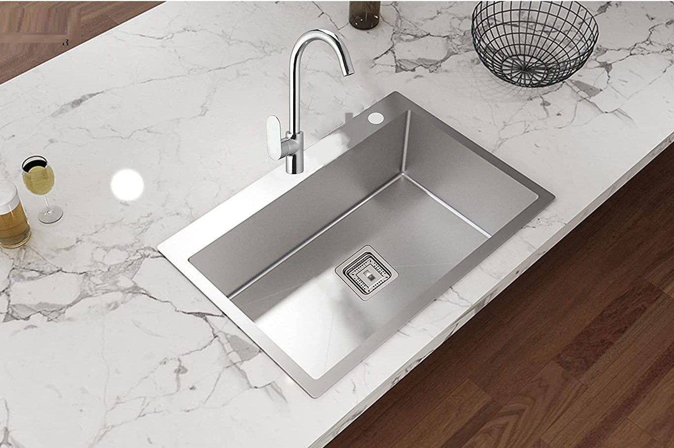 Undermount Stainless Steel Kitchen Sink Single Bowl Heavy Duty Stainless Steel Matt Finish MG_94 Vessel Sink-image-15