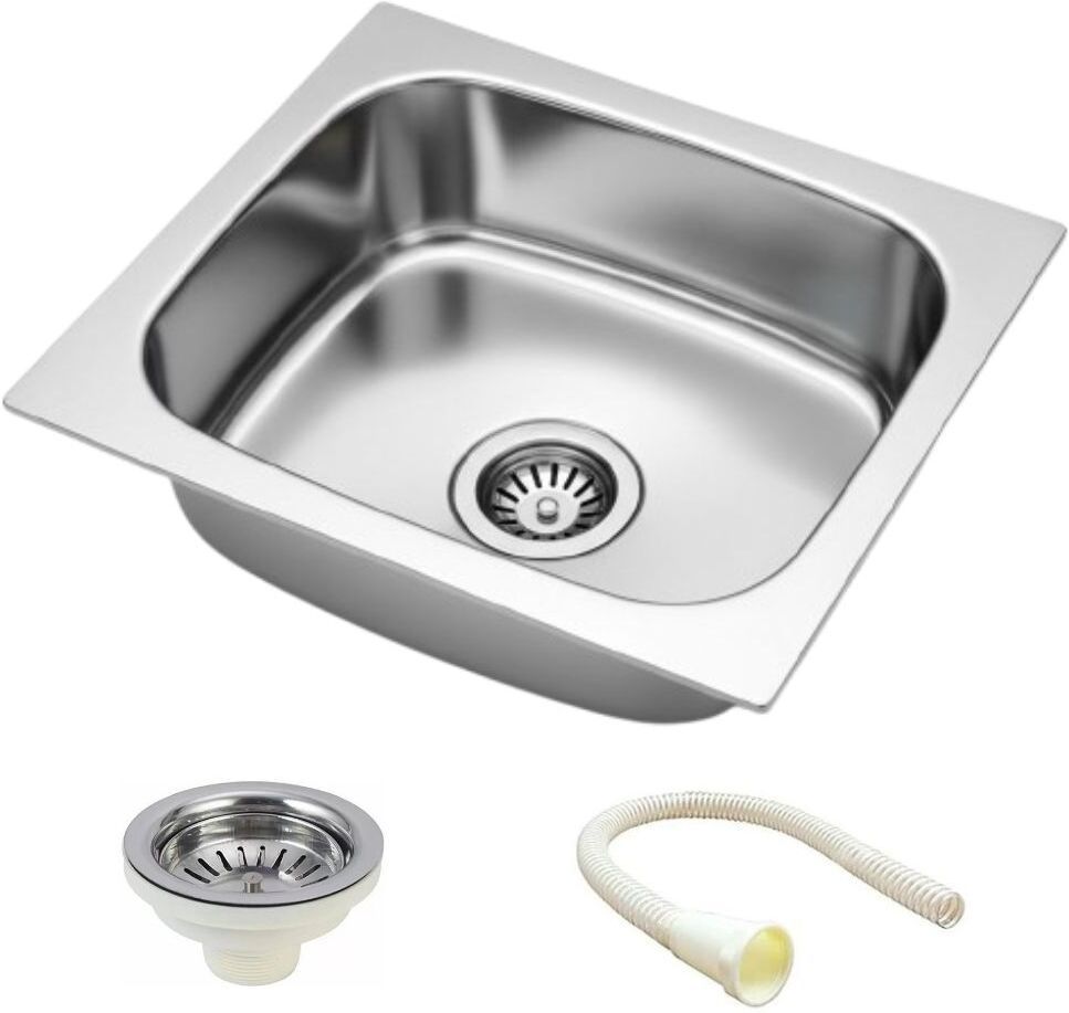 Compact sink for Kitchen 16x18 Single bowl sink KS-251 Vessel Sink-image-44
