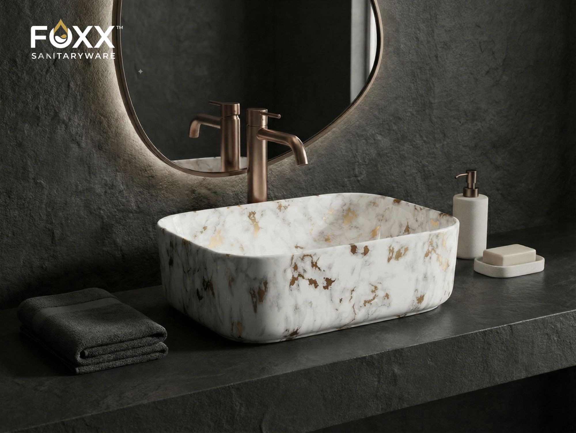 Modern Ceramic Wash Basin for Bathroom(16x12x6)(B-01) (16x12x6)(B-01) Table Top Basin-image-48