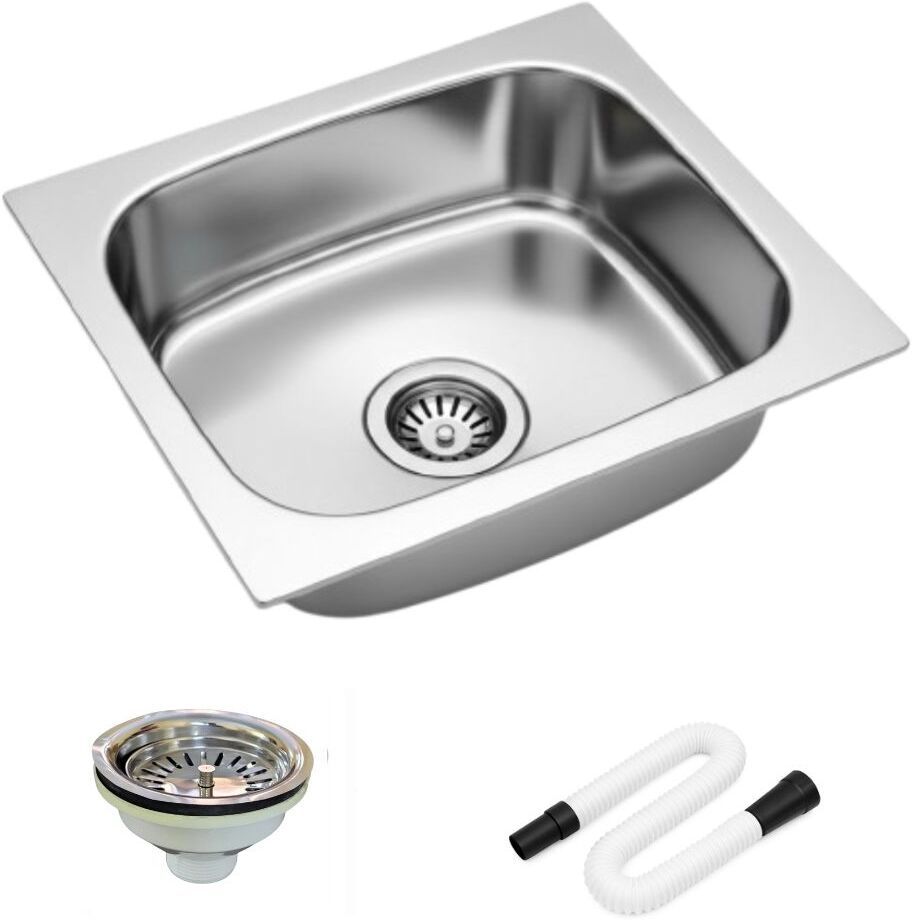 Premium Kitchen sink 16"x18"x7" Single bowl sink KS-202 Vessel Sink-image-30