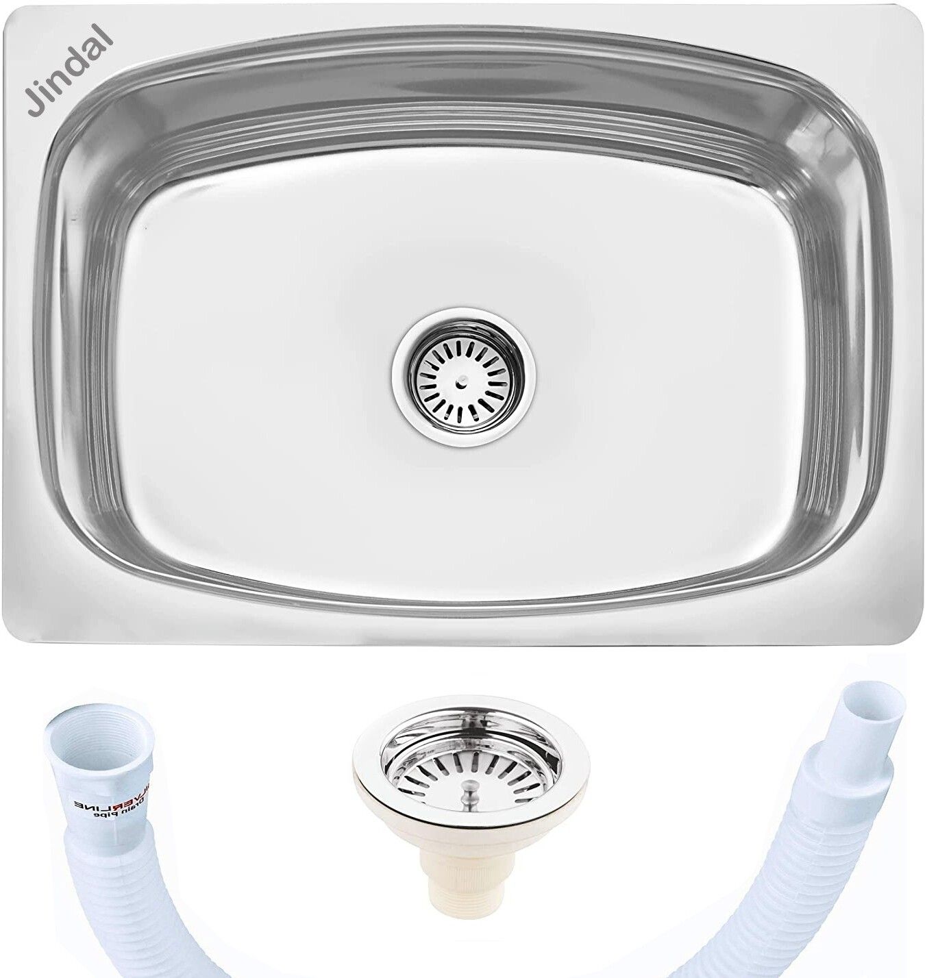 22x18x9 kitchen sink 10 year warranty 304 grade with Heavy drain Coupling Vessel Sink