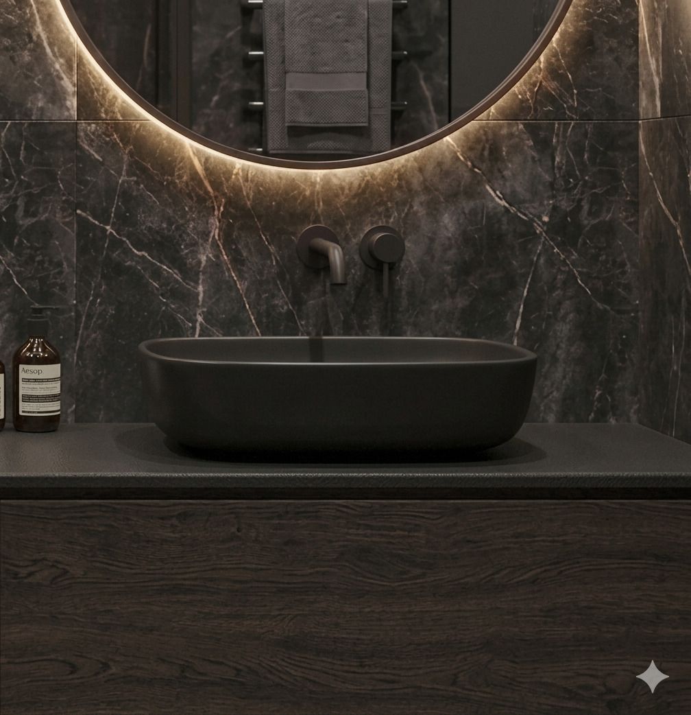 roak TABLE TOP WASH BASIN - GLOSSY BLACK WASH BASIN TABLE TOP GLOSSY BLACK Table Top Basin-picture-26