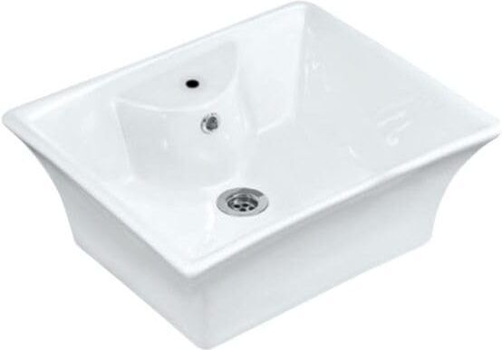 jaquar FONTE Series WASH BASIN With Faucet Hole | 500x415x200mm | P02-JAQ-FNS-WHT-40931 Table Top Basin-picture-20