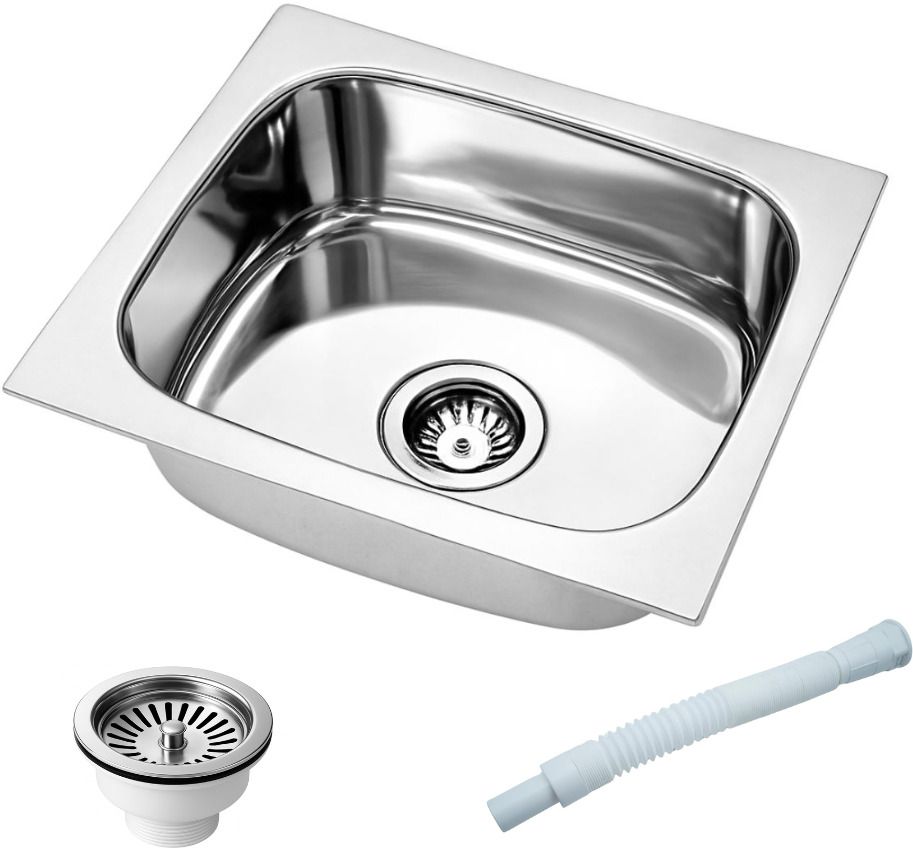 housex Premium Kitchen sink 16"x18" inch Stainless Steel Single bowl sink KS-721 Vessel Sink-picture-23