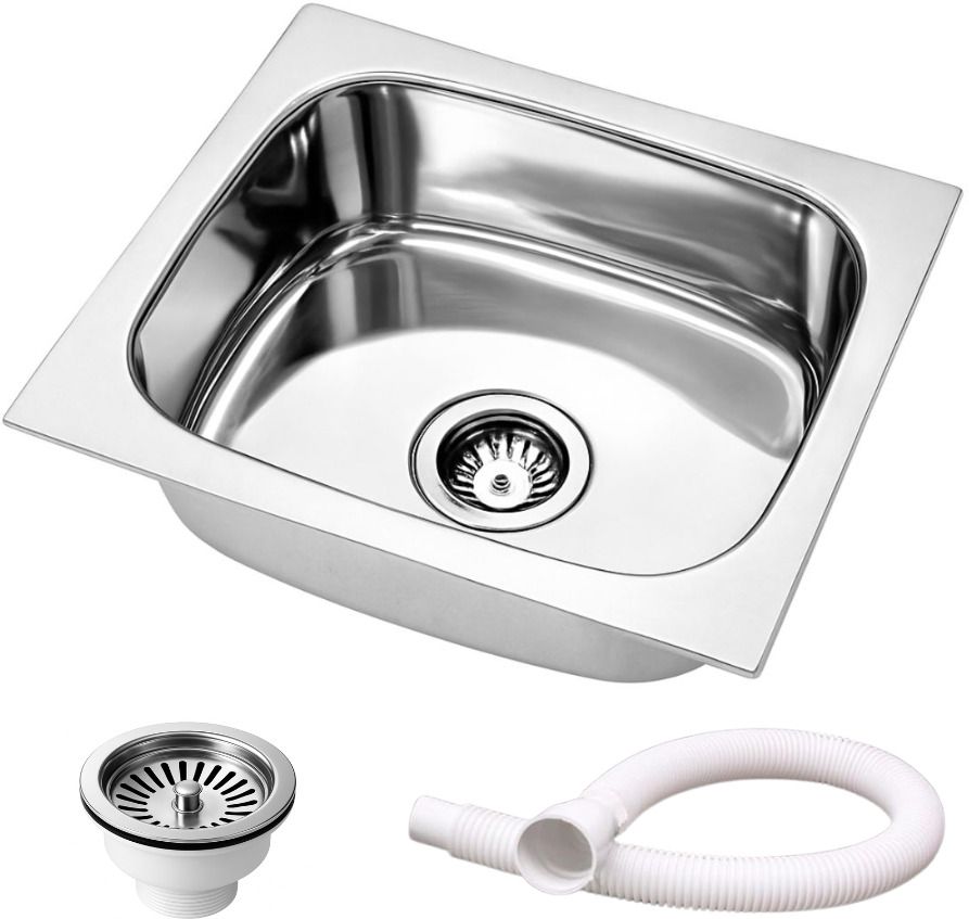 housex Premium Kitchen sink 16"x18" inch Stainless Steel Single bowl sink KS-730 Vessel Sink-picture-33