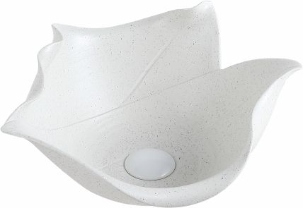 uniwell Handcrafted Ceramic Wash Basin Artistic Irregular Design Matte Vanity Table Top US-4004 Vessel Sink-picture-10
