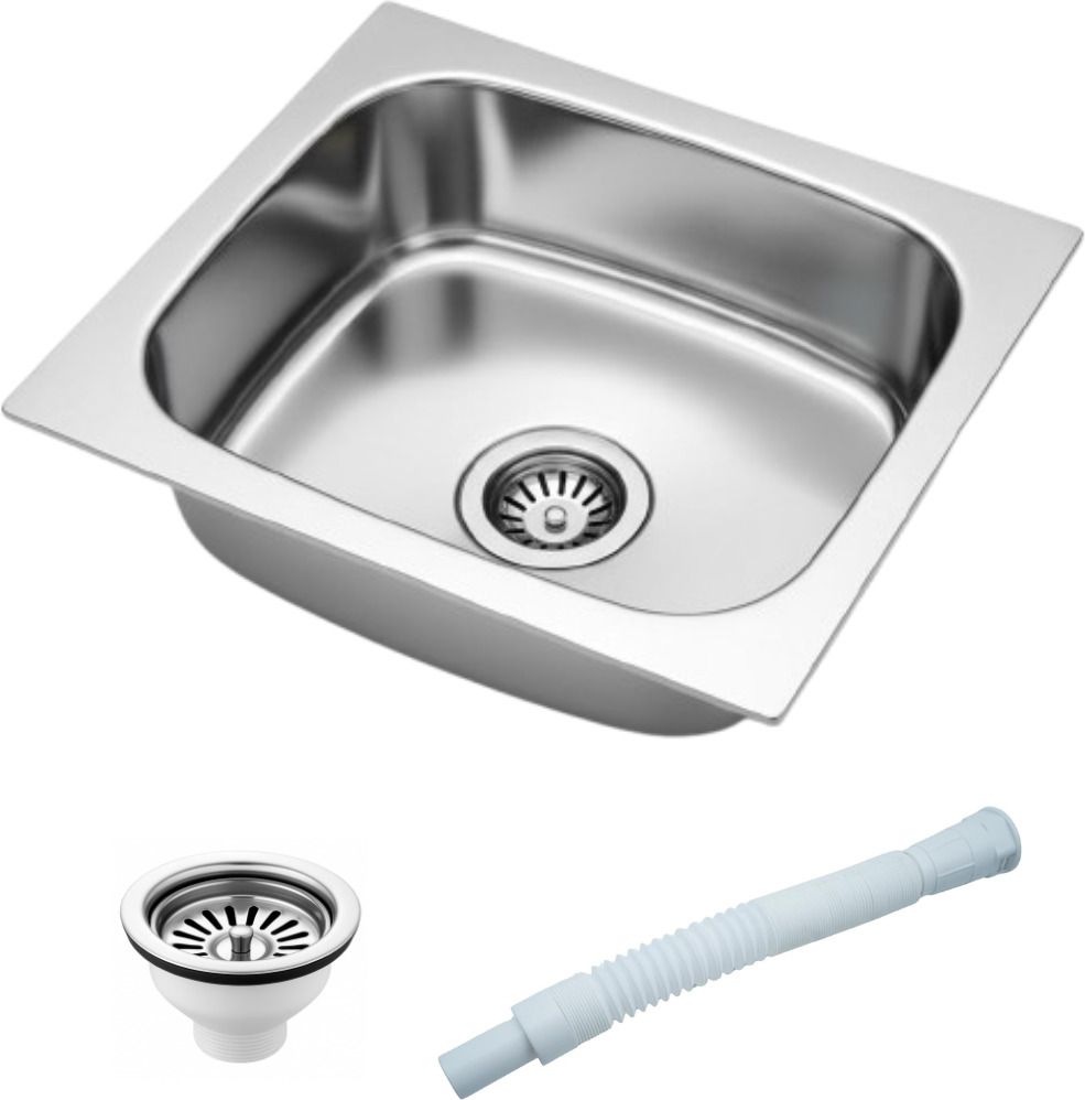 HouseX Premium sink for kitchen 16x18 single bowl sink Kitchen sink KS-816 Vessel Sink-image-19