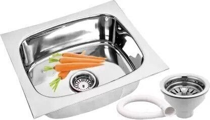 Premium Quality Kitchen Sink 18X16X8 inch Kitchen Sink Glossy Finish Stainless Steel Sink 185 Vessel Sink-image-30