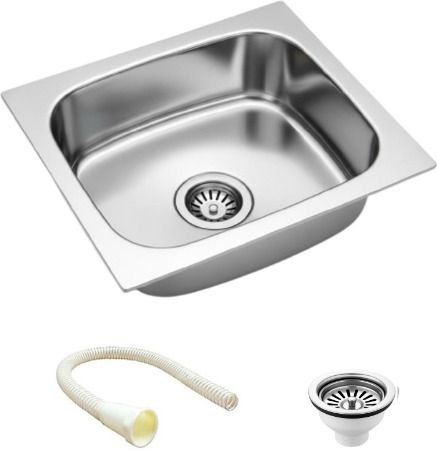 HouseX Premium sink for kitchen 16x18 single bowl sink Kitchen sink KS-825 Vessel Sink-image-48