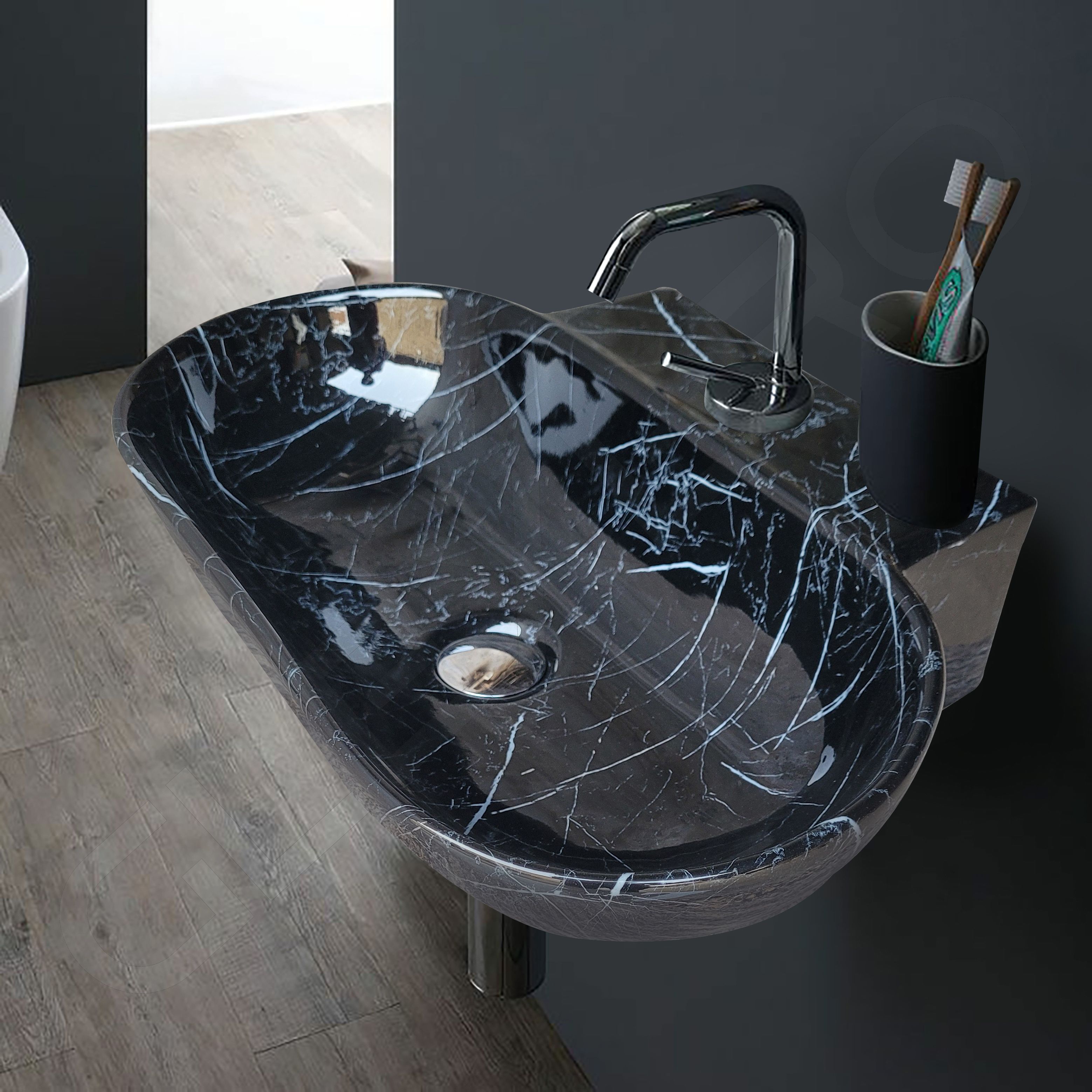Premium Quality Imported Marble Designer Wash Basin MacD58 Vessel Sink-image-14