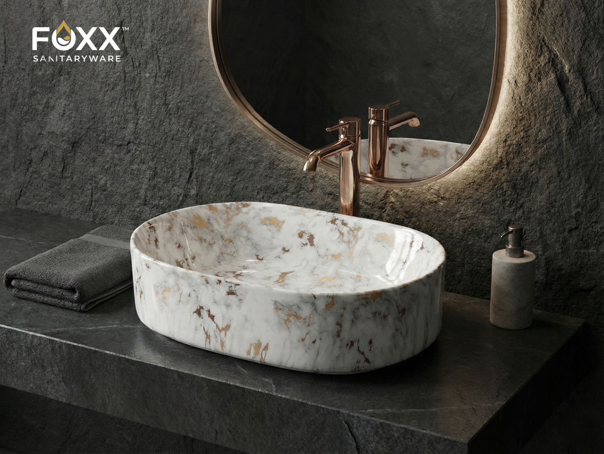 Modern Ceramic Wash Basin for Bathroom(19x13x5)(B-01 Matt) (19x13x5)(B-01 Matt) Table Top Basin-image-19