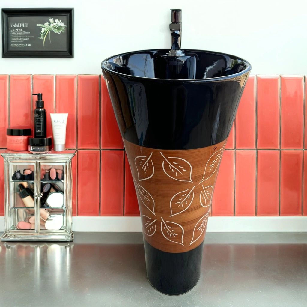 |pedestal washbasin|hand washbasin stand|ceramic pedestal washbasin|basin /modern pedestal wash basins/one piece pedestal washbasin pedestal basin