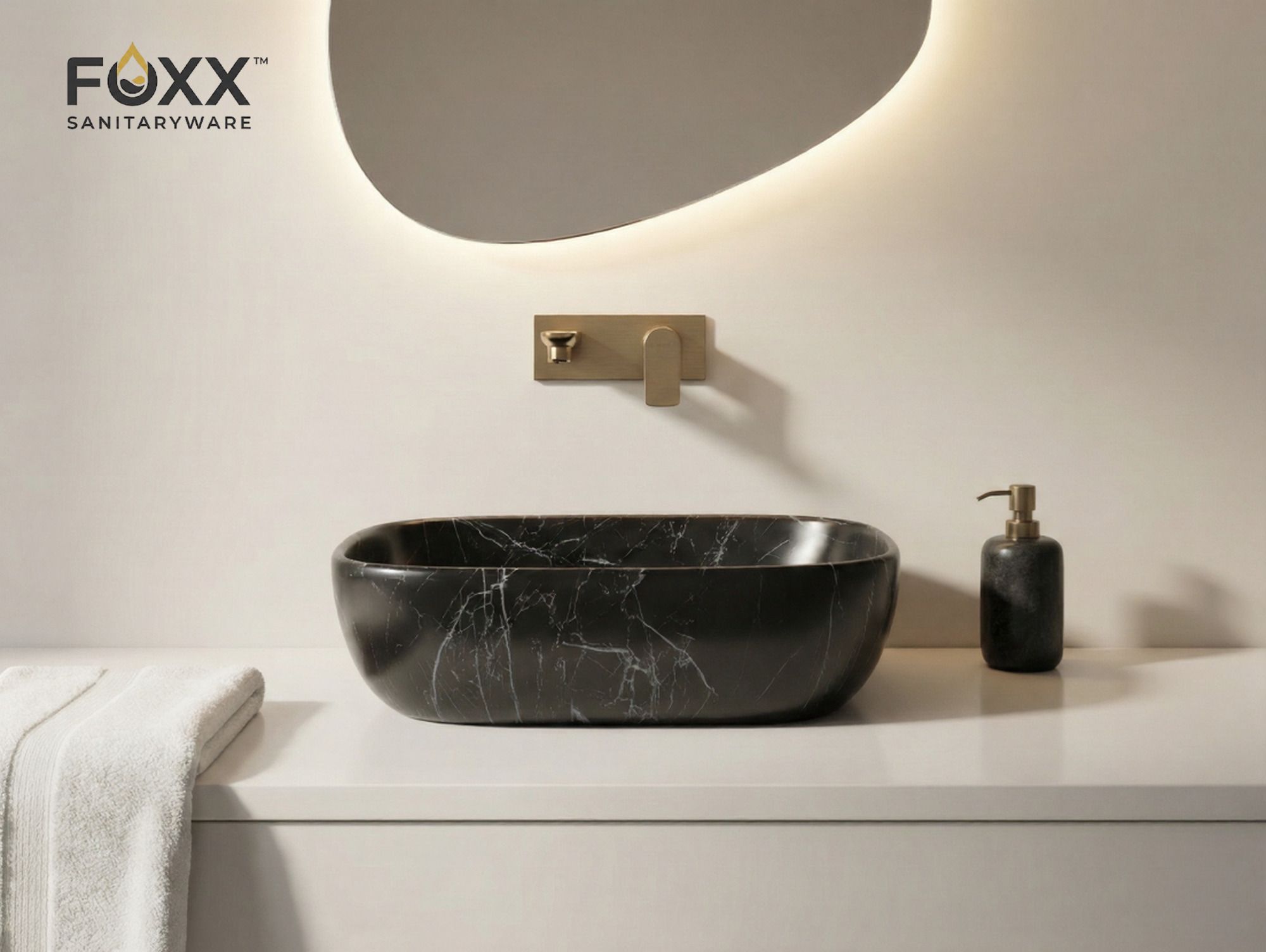 foxx sanitaryware Modern Ceramic Wash Basin for Bathroom(18x13x5)(B-25 Matt) (18x13x5)(B-25 Matt) Table Top Basin-picture-34