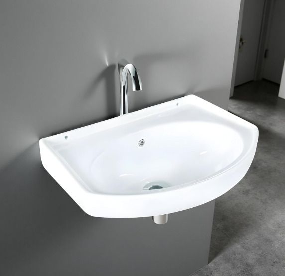 Acl 4005 Premium Grade Ceramic Wall Hung Basin (458*300*170 mm) Wall Hung Basin