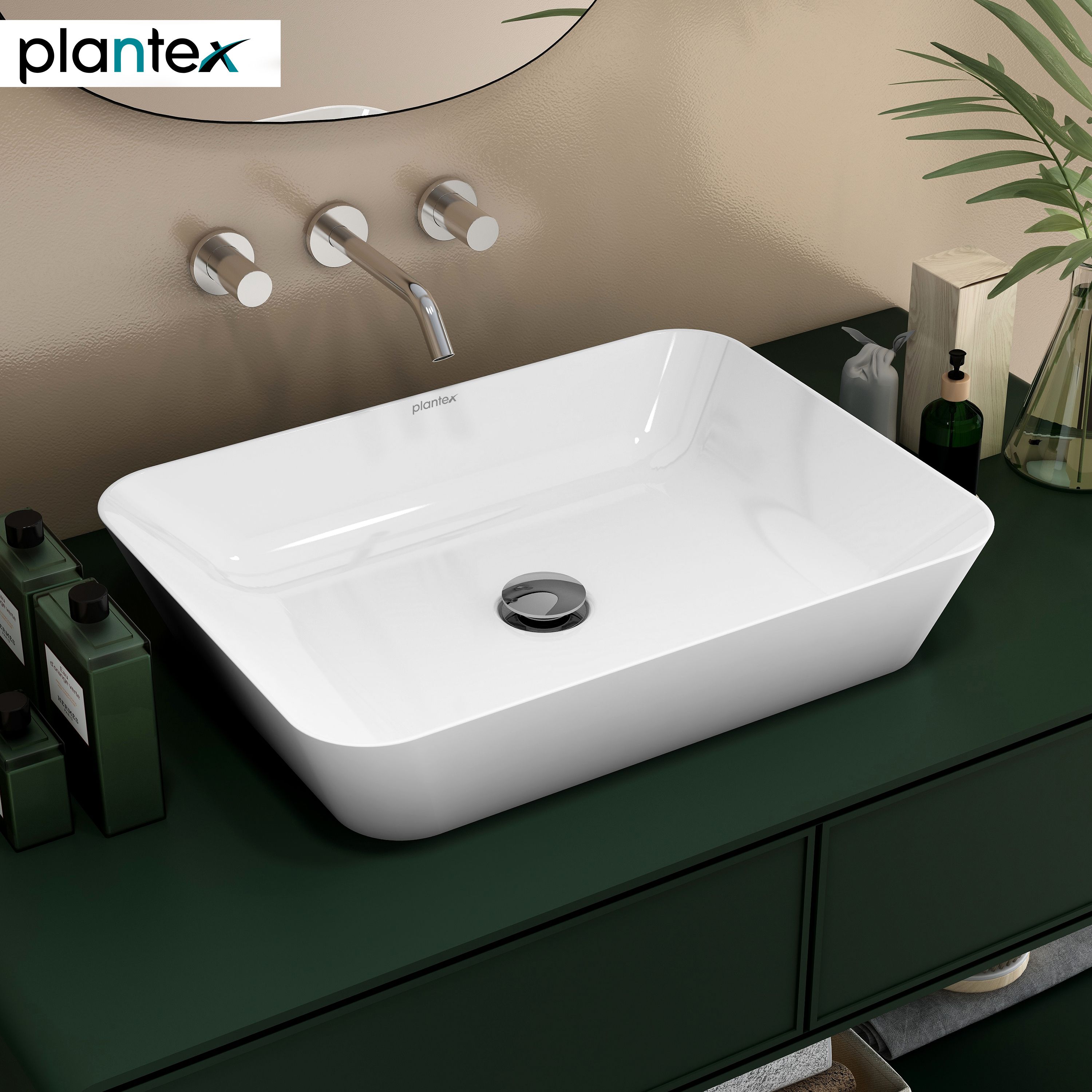 Ceramic Wash Basin/Washbasin for Bathroom/Rectangle Tabletop Basin/ Hand Wash Basin for Home/Office/Hotel – (NCTT-338) Counter Top-image-21