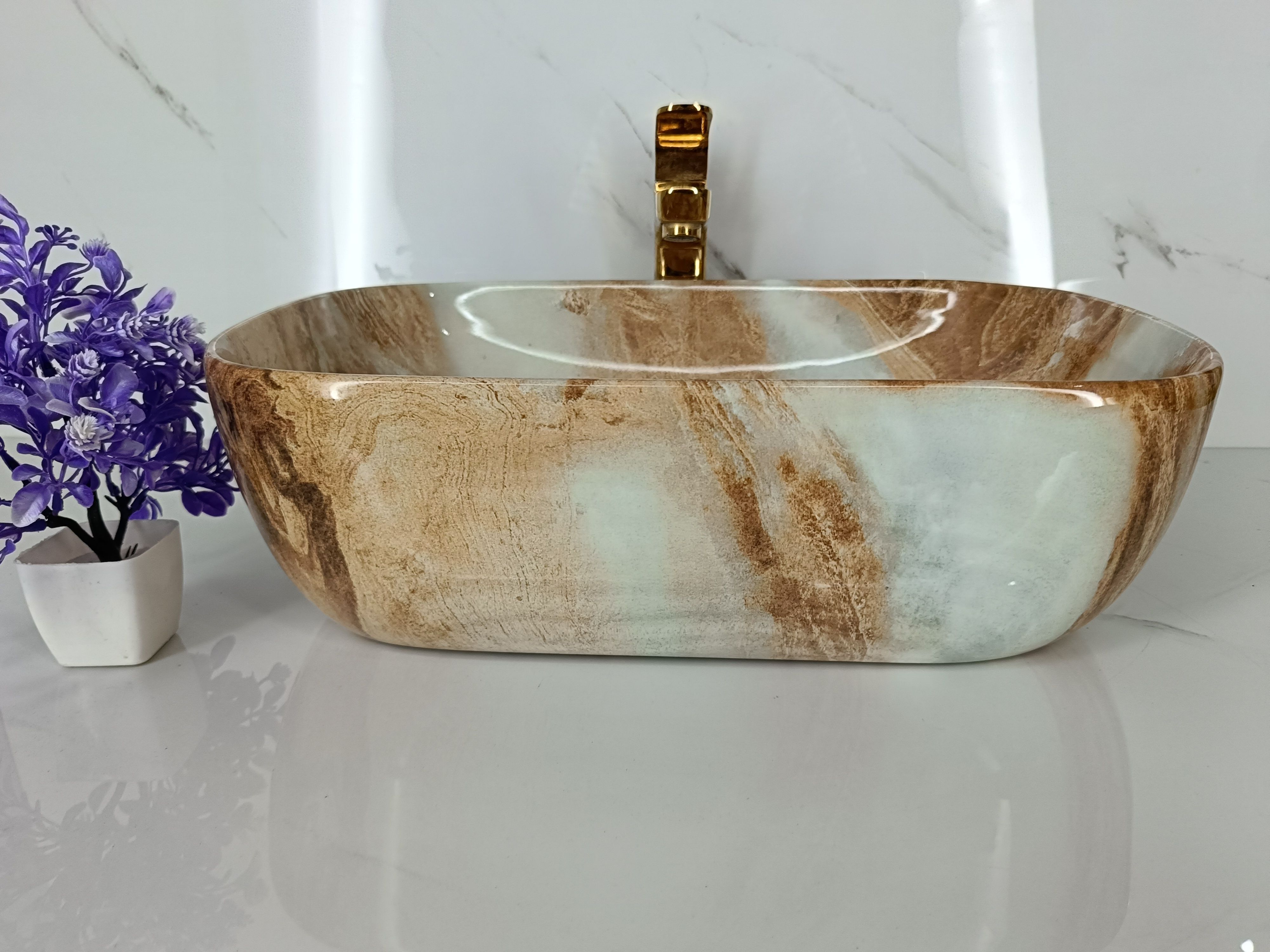 Premium Ceramic vessel Sink Which Gives Look To your Home Table Top Wash Basin JSD 1004(L45xW32.5xH12.5Cm) Very Stylish Bathroom Luxury Ceramic Wash Basin Table Top Basin-image-5