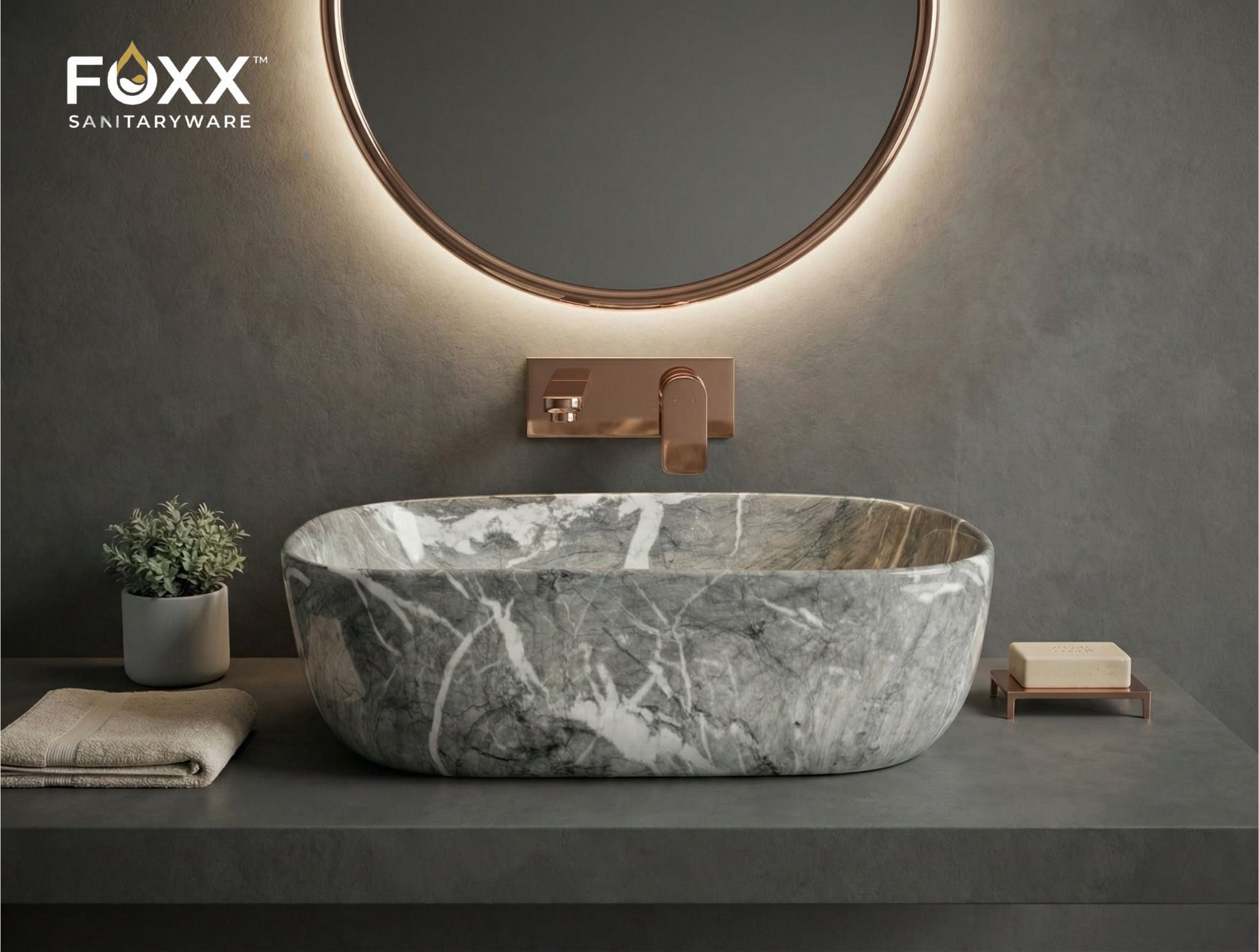 foxx sanitaryware Modern Ceramic Wash Basin for Bathroom(18x13x5)(B-66) (18x13x5)(B-66) Table Top Basin-picture-11